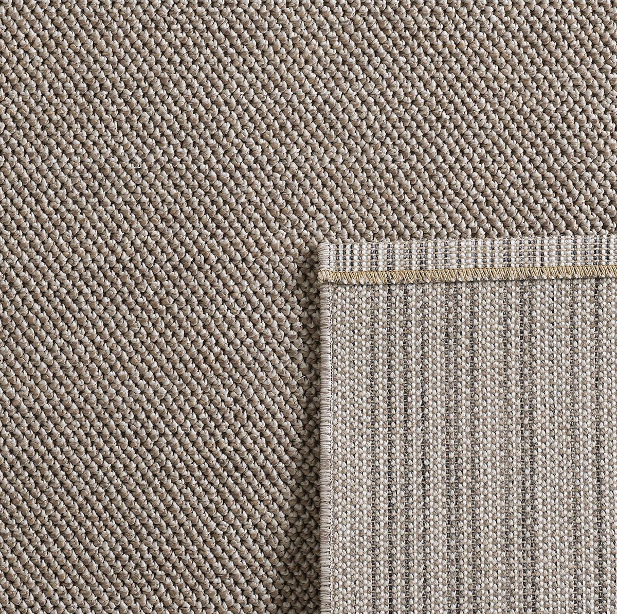 TEPPICH Flachgewebe CIMA in Braun, einfarbig, 200 x 290 cm - Braun, Textil (290/200cm) - KADIMA DESIGN