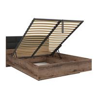 BOXBETT 160/200 Romane Holz - Braun, Holzwerkstoff (160/200cm) - Petits-meubles