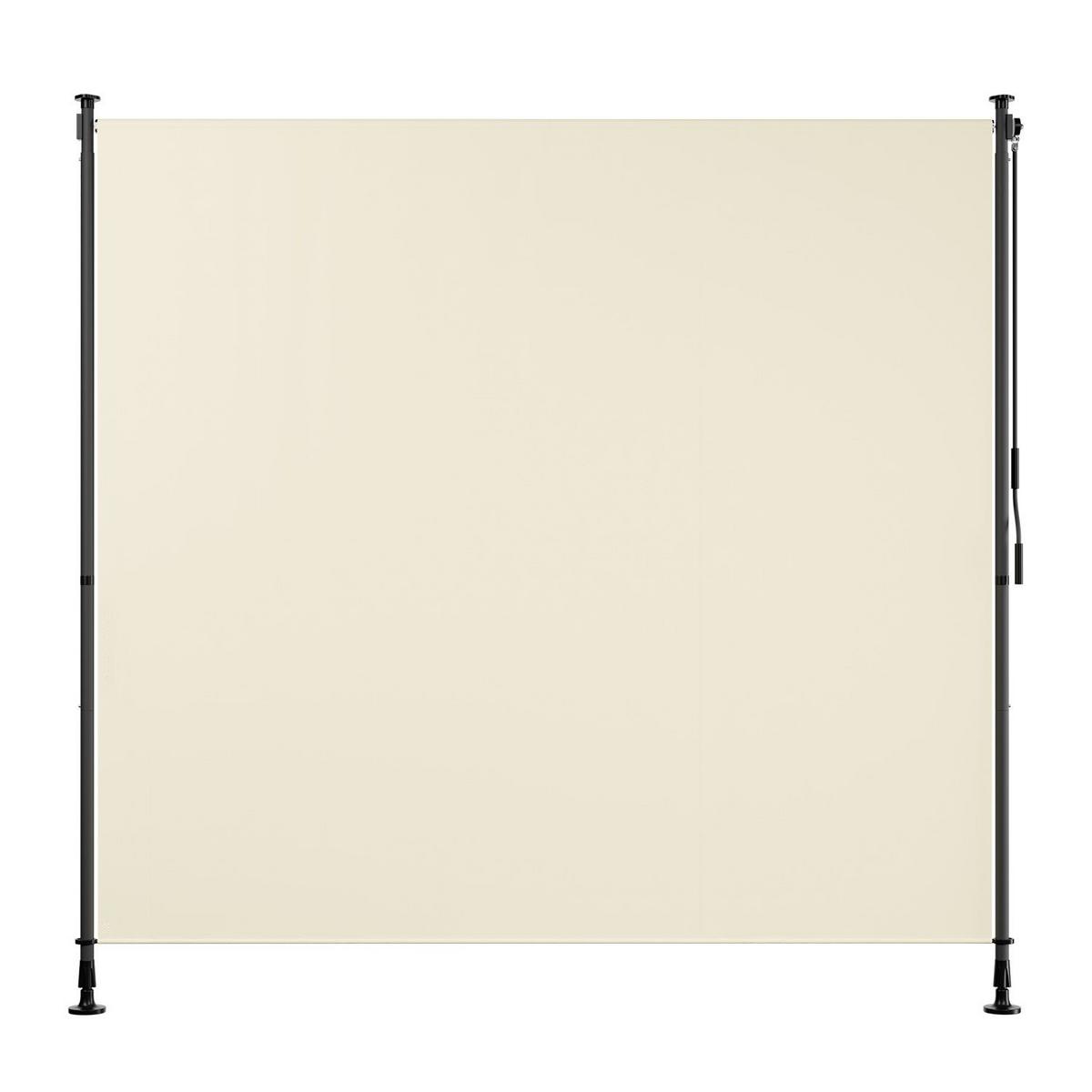 SENKRECHTMARKISE Barbados beige 200 x 310 cm - Beige, Textil (200/310cm) - Juskys