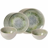 BASIC-SET Cecina Jade 12-tlg. - Grün, Keramik (2/2/2cm) - Ritzenhoff Breker