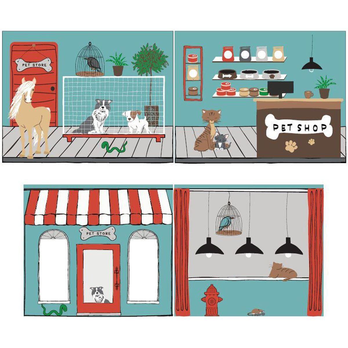 HALBHOHES BETT Kelci 90x200 Textilset Pet Shop Buche Massivholz natur - Buchefarben, Holz (90/200cm) - 58aufmkessel