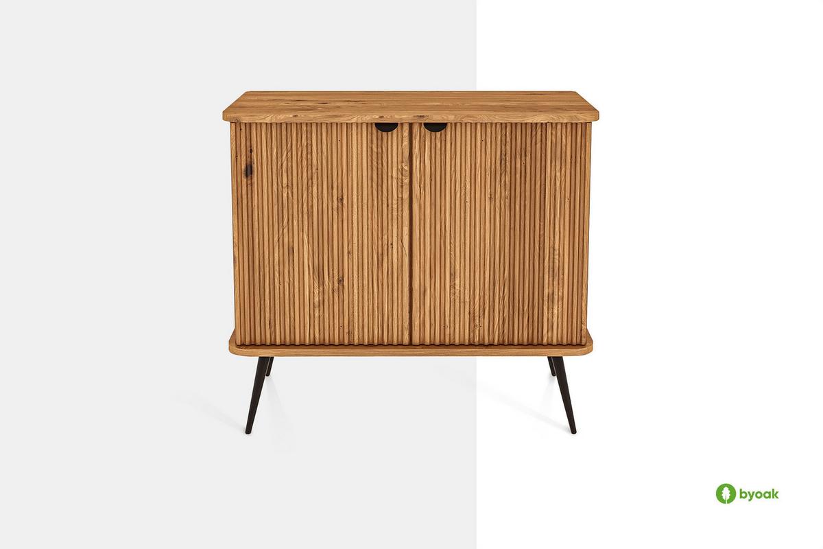 KOMMODE LINA - Wildeiche, Holz (97/87/46cm) - byoak