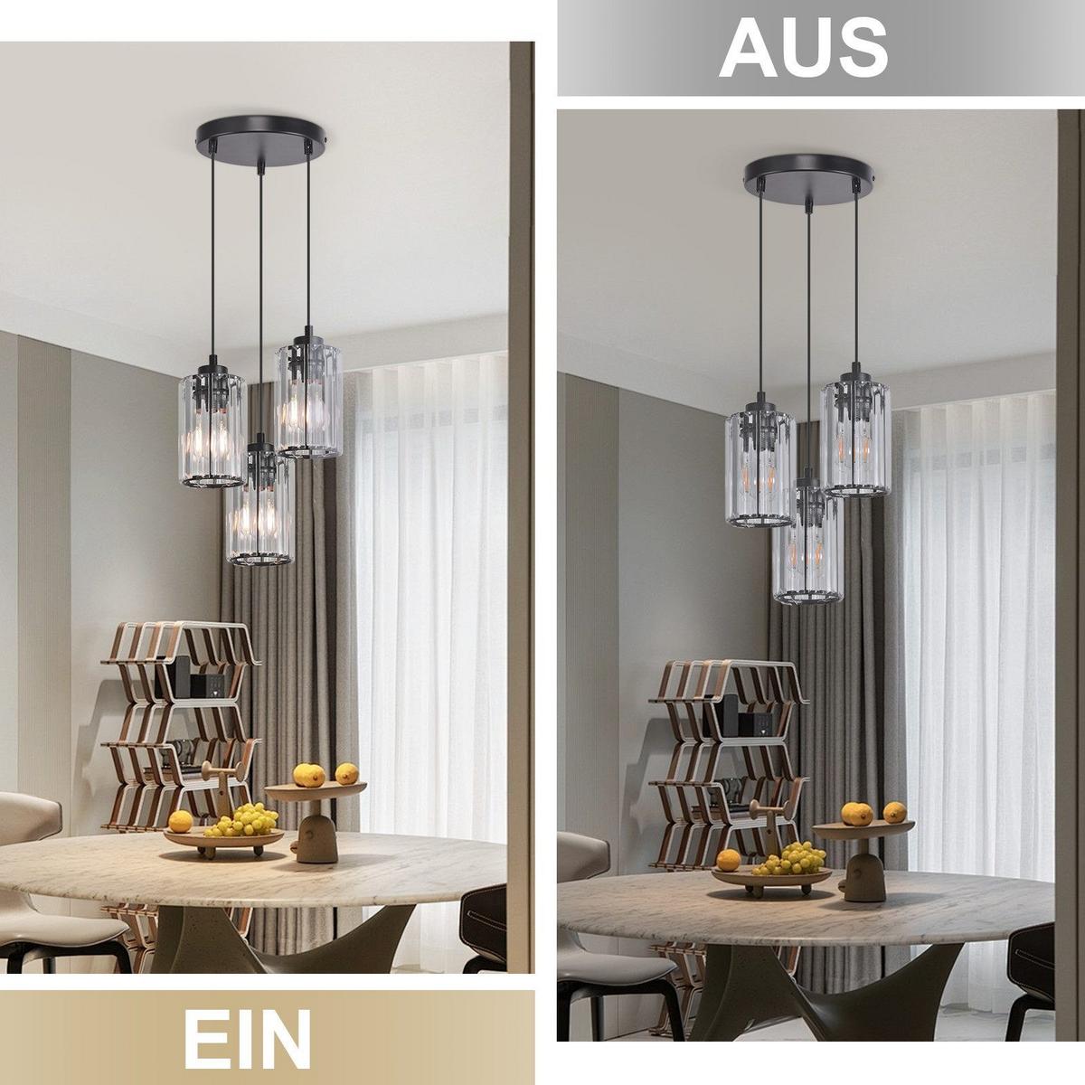 PENDELLEUCHTE Marquardt 20/20/140 cm - Schwarz, Metall (20/20/140cm) - Nettlife