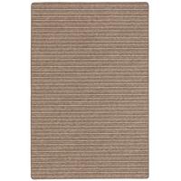 STREIFENBERBER TEPPICH MARTA - Braun, Textil (100/100cm) - Snapstyle