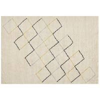KURZFLOR-TEPPICH Tezpur 230/160 cm - Beige, Textil (160/230cm) - Beliani