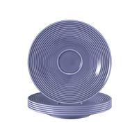 UNTERTASSEN Beat Color Glaze Fliederblau ø 16,7 cm 6er Set - Violett, Keramik (16.7cm) - Seltmann Weiden