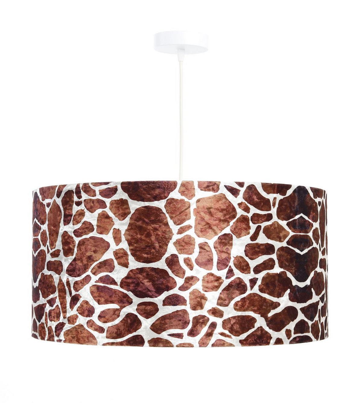 HÄNGELEUCHTE Weiß 50/25 cm - Weiß/Braun, Kunststoff (50/0.6/25cm) - ONZENO
