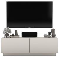 TV-SCHRANK Enjoy Eiche Kaschmir matt Loft 120 cm - Kaschmir, Holzwerkstoff (120/37/35cm) - Meble Lindner