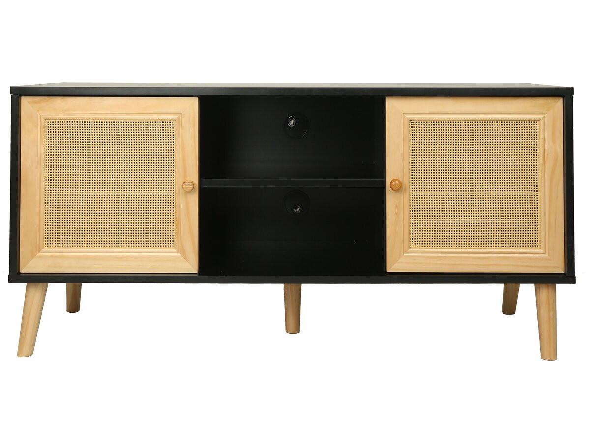 TV-MÖBEL iguane Schwarz - Schwarz, Holz (39/56.5/120cm) - Habitat Garten