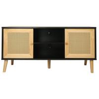 TV-MÖBEL iguane Schwarz - Schwarz, Holz (39/56.5/120cm) - Habitat Garten