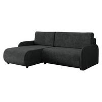 ECKSCHLAFSOFA Nest - Schwarz, Holz/Kunststoff (233/160cm) - MIRJAN24