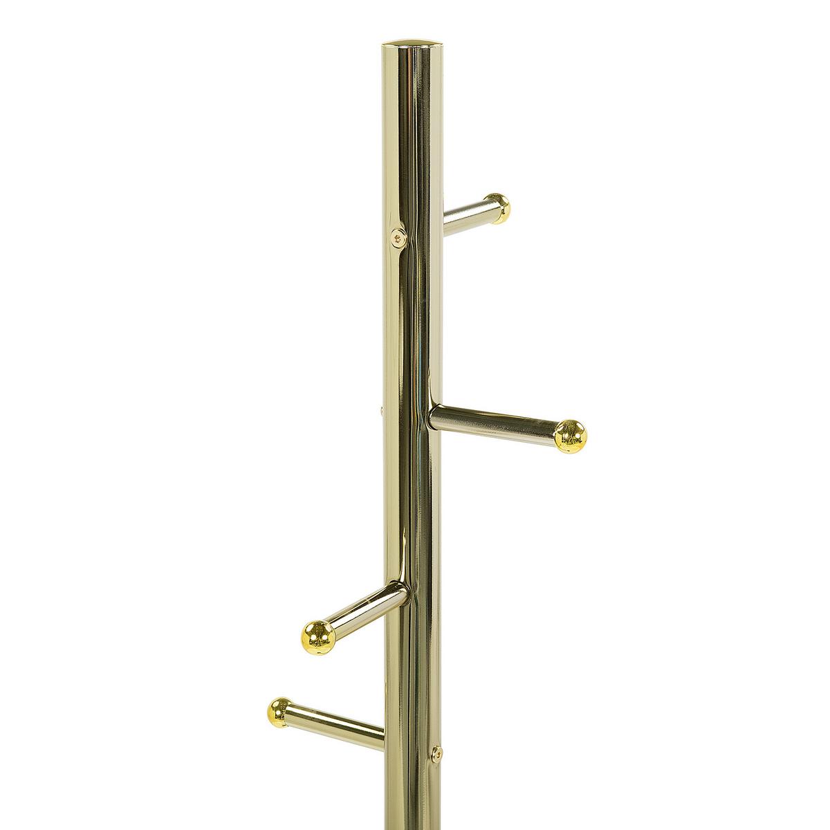 KLEIDERSTÄNDER Metall gold 174 cm Clovis - Goldfarben, Metall (30/174/30cm) - Beliani