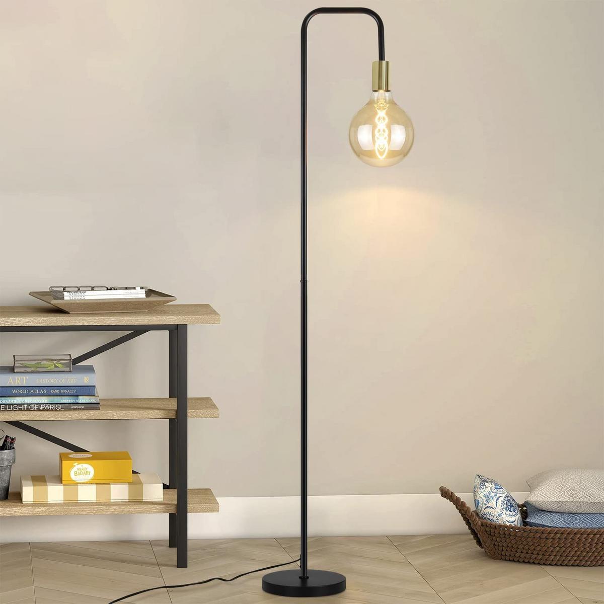 STEHLAMPE Vyxqa 28.5/22.0/157.0 cm - Schwarz, Metall (28.5/22/157cm) - ZMH
