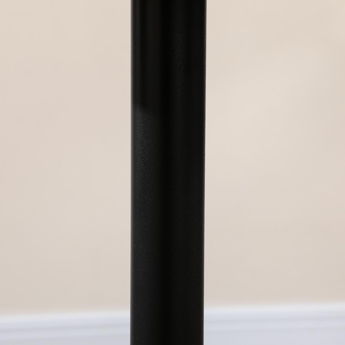 ESSTISCH Runder Küchentisch, Rutschfester Esszimmertisch für 2 Personen Schwarz - Schwarz, Holzwerkstoff/Metall (70/70/75cm) - HOMCOM