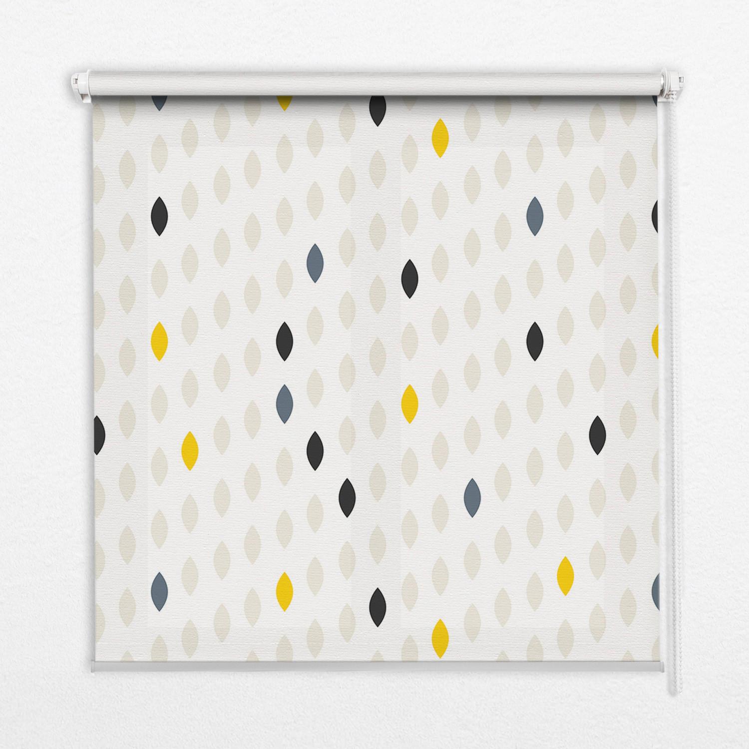 INNENROLLO - Fensterrollo - Rollo - 80x140 cm - Bunte Körner - Beige, Kunststoff (80/140/0.5cm) - TULUP