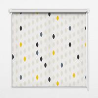 INNENROLLO - Fensterrollo - Rollo - 140x140 cm - Bunte Körner - Beige, Kunststoff (140/140/0.5cm) - TULUP