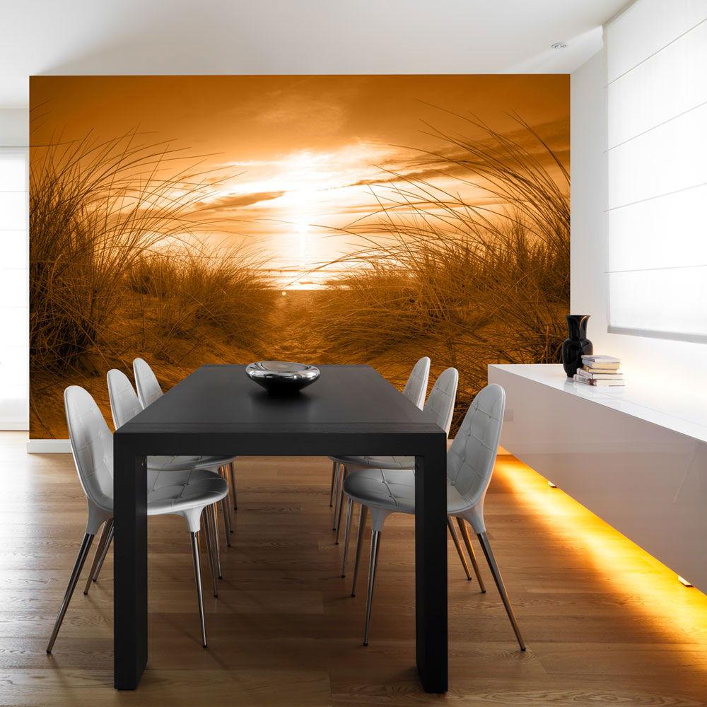 SELBSTKLEBENDE FOTOTAPETE 147/105 cm - Braun, Kunststoff/Textil (147/1cm) - KUNSTLOFT