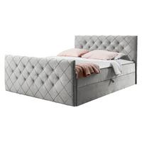 BOXBETT Malaga - H3 - Grau, Holz (160/200cm) - MIRJAN24