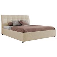 POLSTERBETT GALA CLASSIC 200/200 - Creme Strukture - Multipocket-Matratze - Creme, Textil (200/200cm) - MKS