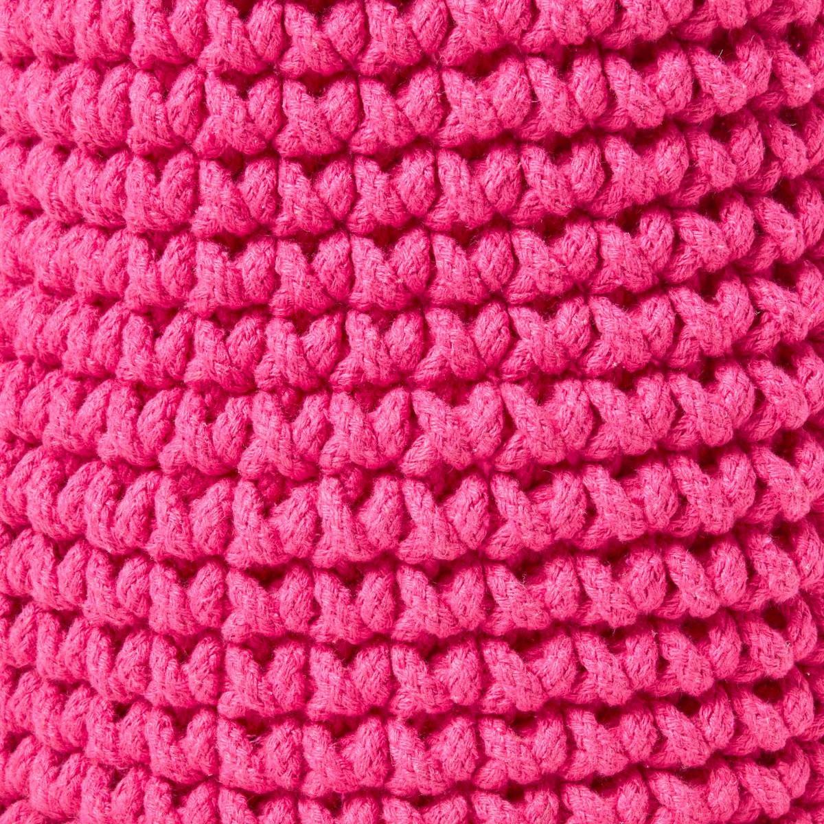 AUFBEWAHRUNGSKORB Baumwolle 42/37 cm - Pink, Textil (42/42/37cm) - Homescapes