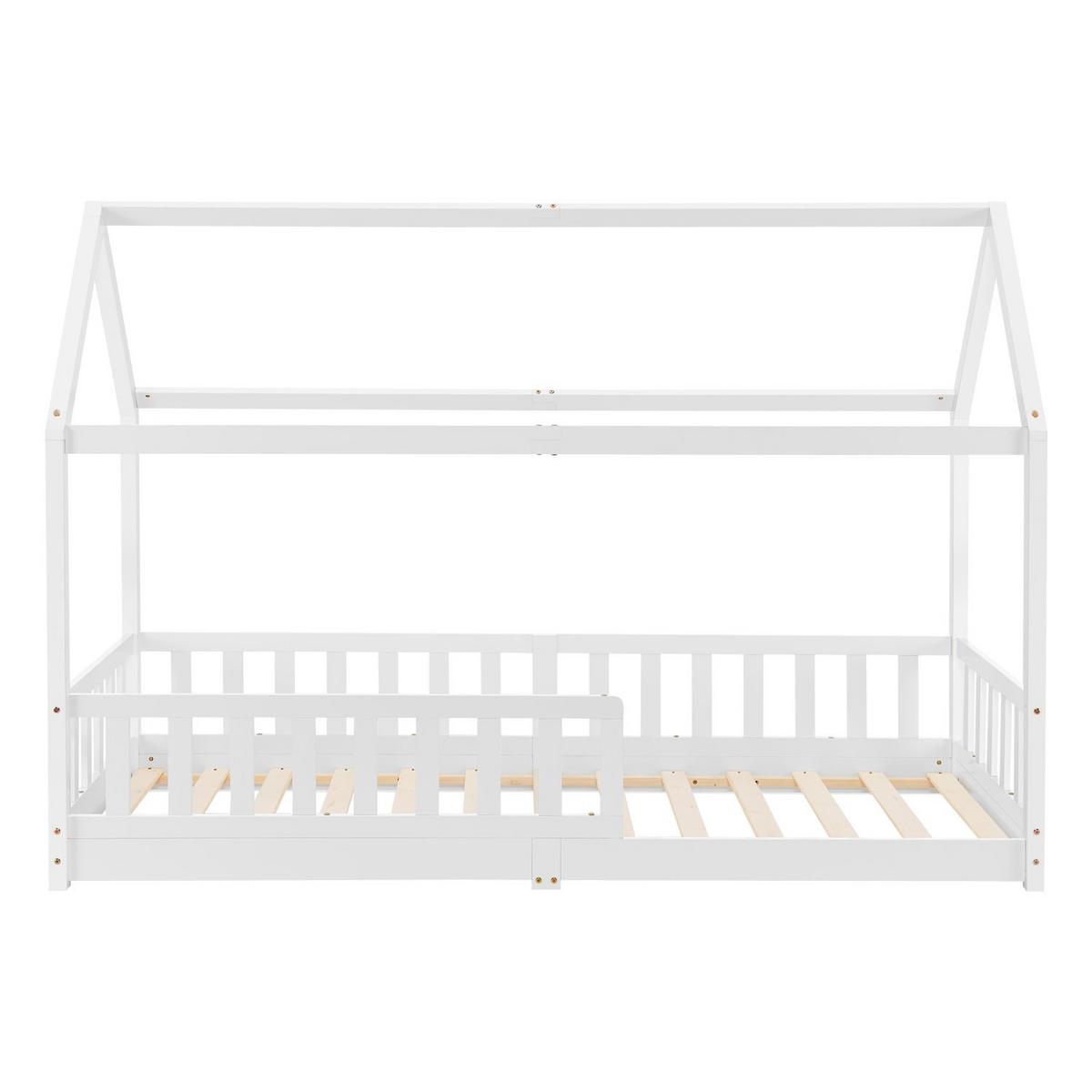 KINDERBETT Marli weiß 90x200 cm - Weiß, Holz (90/200cm) - Juskys