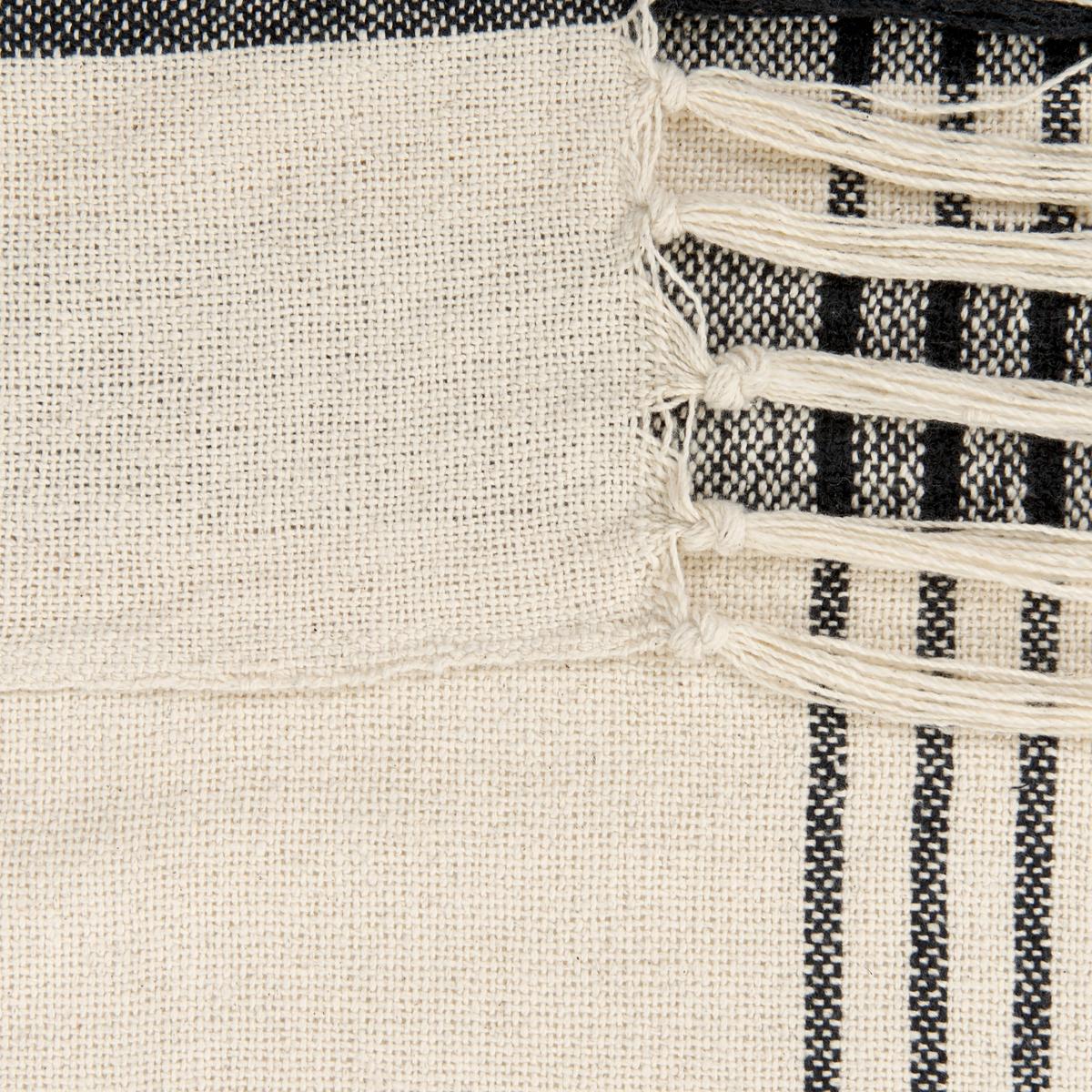DECKE Cremeweiß Yuvali 130/170 cm - Ecru, Naturmaterialien/Textil (130/170cm) - Beliani