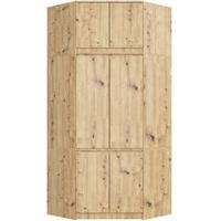 KLEIDERSCHRANK Eiche Artisan 235/100/50 - Eiche Artisan, Holzwerkstoff (100/235/50cm) - RAUMHIRSCH FURNITURE