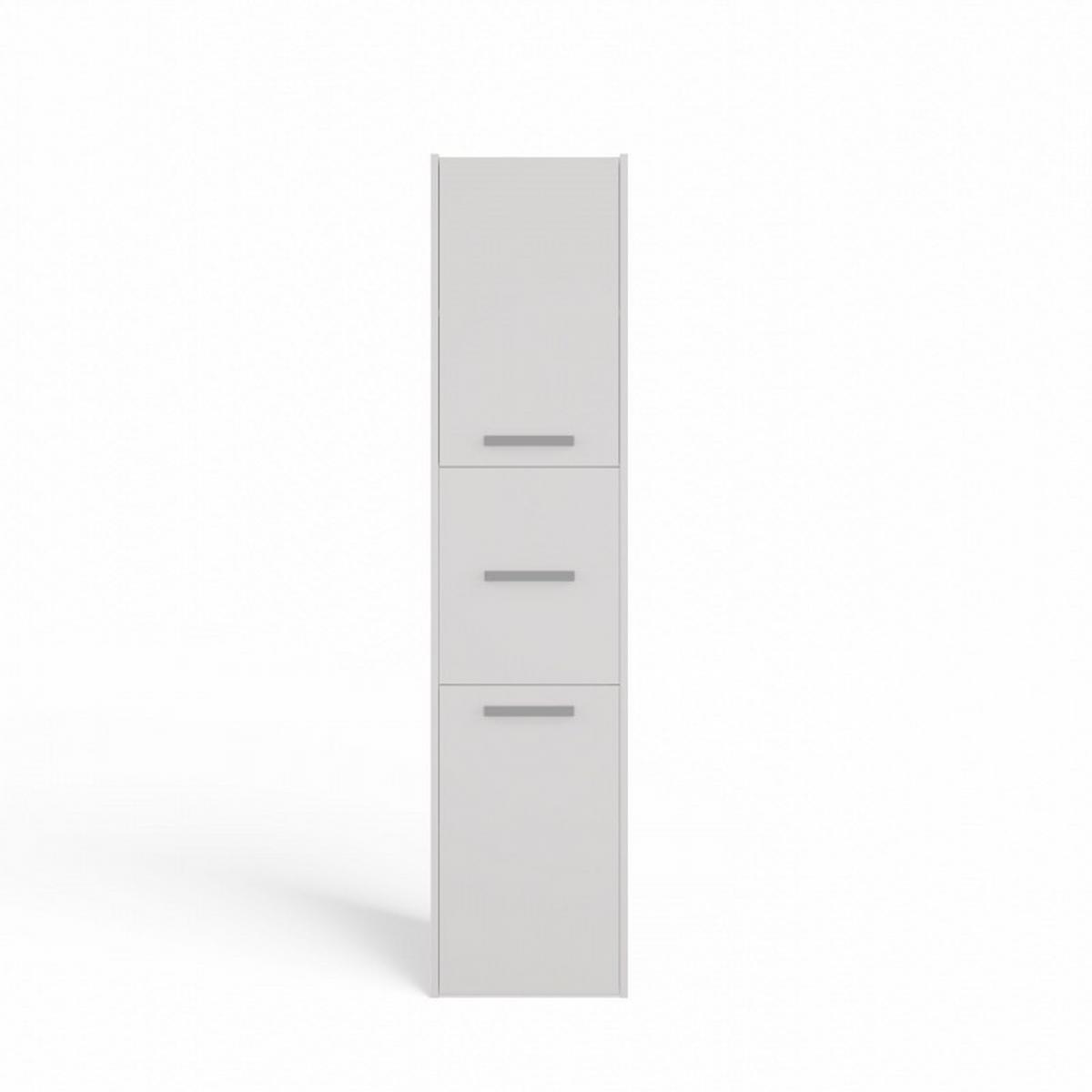 BADEZIMMERSCHRANK Weiß 40/170/30 - Weiß, Holzwerkstoff (40/170/30cm) - RAUMHIRSCH FURNITURE