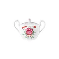 ZUCKERDOSE MIT GRIFFEN Amina Ostfriesenrose bunt 230 ml - Multicolor, Keramik (8.6/7.9cm) - Seltmann Weiden