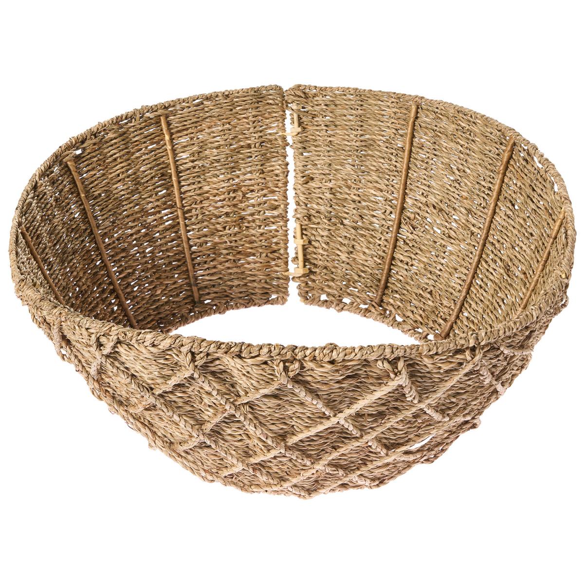 WEIHNACHTSBAUMKRAGEN 26 cm Naturfarben Bougie - Naturfarben, Naturmaterialien (26cm) - Beliani