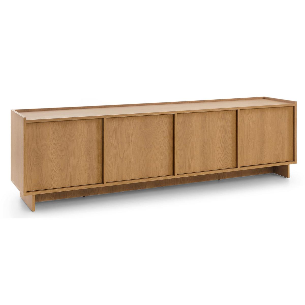 TV-LOWBOARD Yasumi 195 cm - Eichefarben, Holzwerkstoff (195/55/39cm) - Selsey