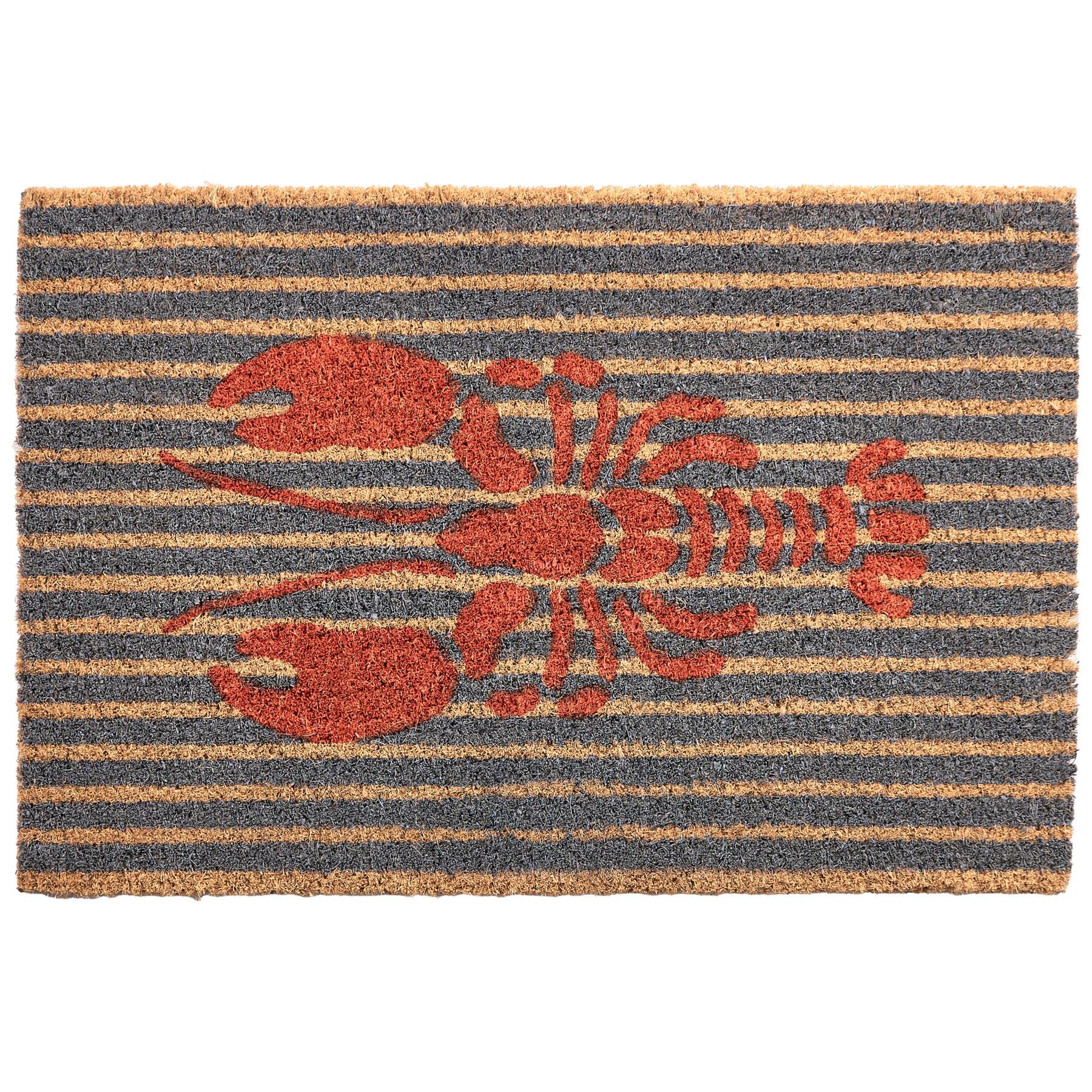 FUSSMATTE Bunt 40/60 cm Kokosfasern Iriga - Multicolor, Textil (40/60cm) - Beliani