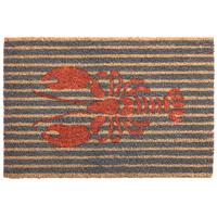 FUSSMATTE Bunt 40/60 cm Kokosfasern Iriga - Multicolor, Textil (40/60cm) - Beliani