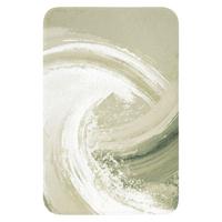 WC-VORLEGER Abstrakt - Pinselstriche - Wellen - Grün WC Teppich 40x60 cm - Mintgrün, Textil (40/1cm) - OnlyWow