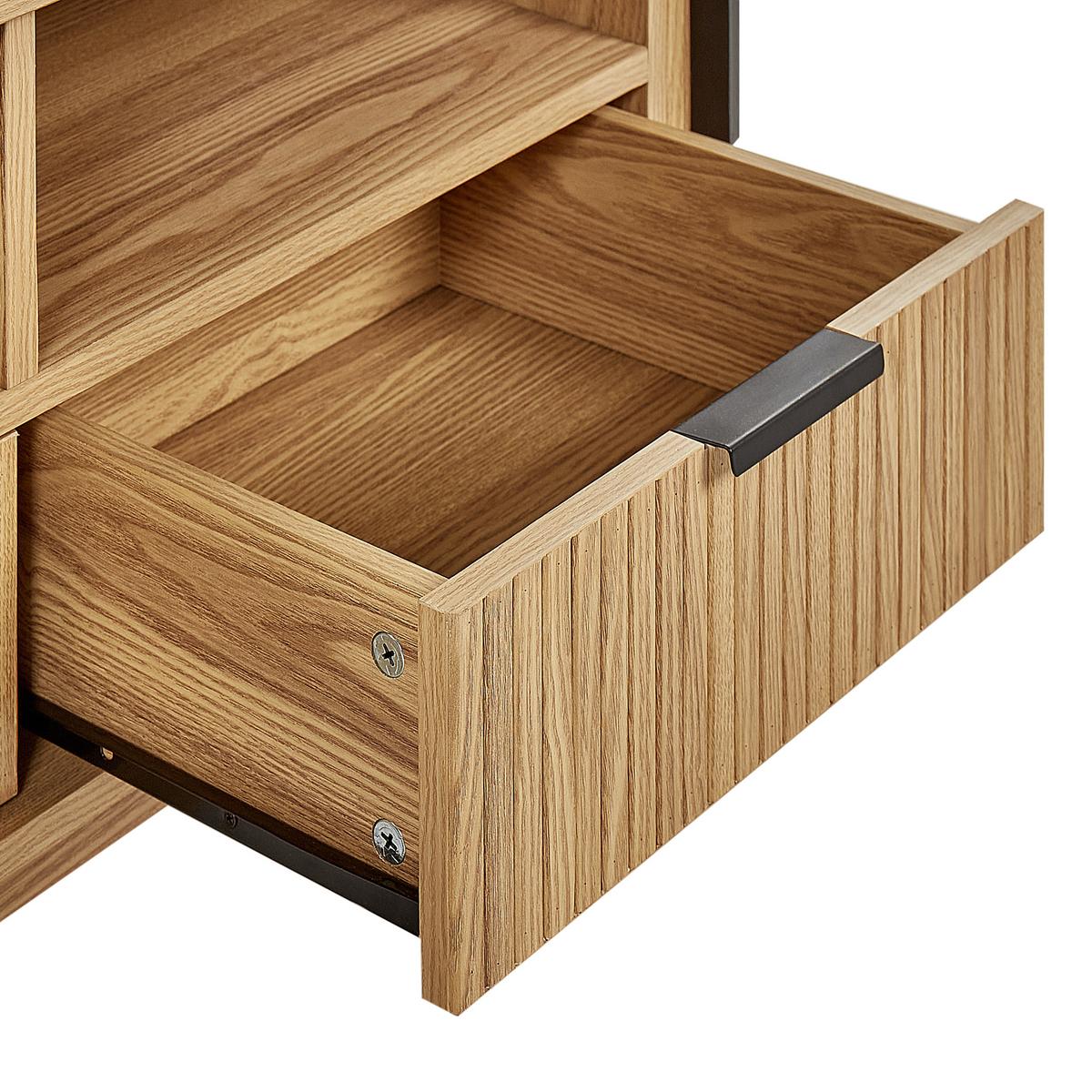 TV-MÖBEL Braun Selah - Braun, Holzwerkstoff (120/47/40cm) - Beliani