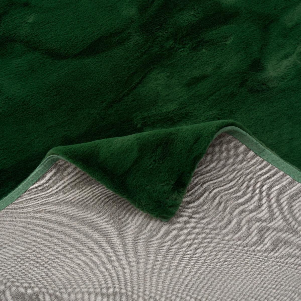 FELLTEPPICH LUXUS SUPER SOFT PLUSH - Waldgrün, Textil (90/160cm) - Pergamon