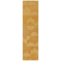 TEPPICH aus Wolle DEBEN in Senfgelb, geometrisch, 60 x 230 cm - Gelb, Textil (60/230cm) - KADIMA DESIGN