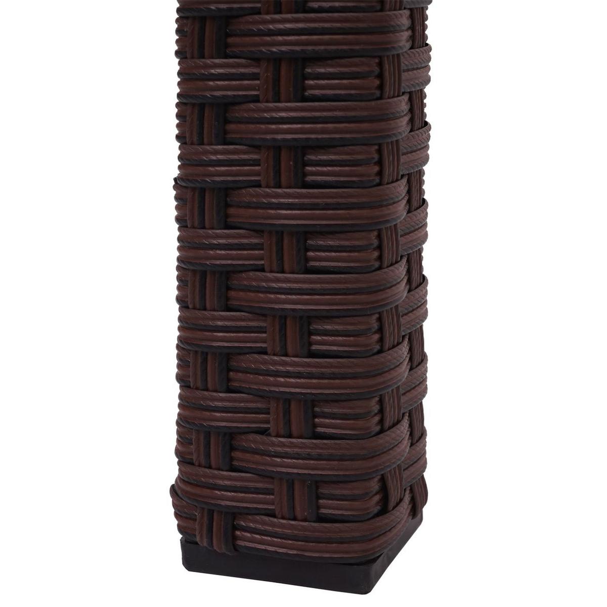 POLY-RATTAN TISCH rechteck Braun - Braun, Kunststoff (75/120/71cm) - MCW