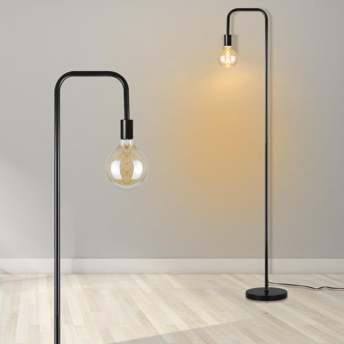 STEHLAMPE Yancey 157/28.5/28.5cm - Schwarz, Metall (157/28.5/28.5cm) - Nettlife