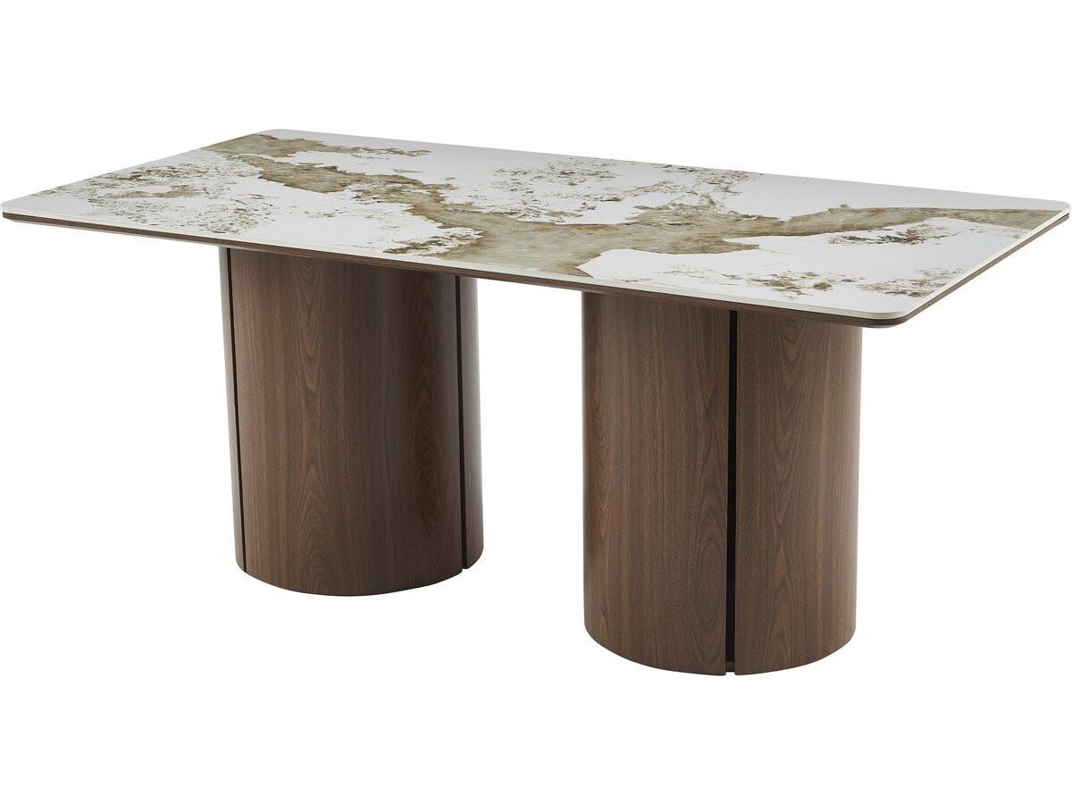 ESSTISCH milano Braun - Braun, Keramik (180/90/75cm) - Habitat Garten