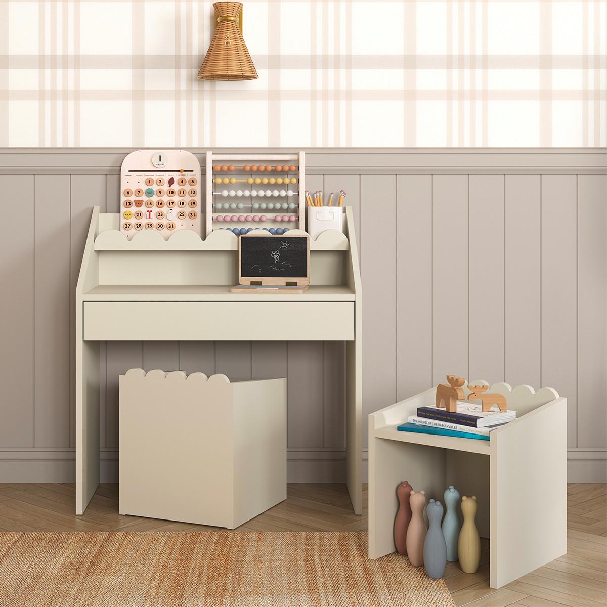 SCHREIBTISCH Book Nook Beige - Beige, Holzwerkstoff (31/35.5/31cm) - Petits-meubles