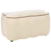 POLSTERBANK Stoff Hellbeige Juno - Beige, Textil (69/38/38cm) - Beliani