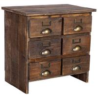 NACHTTISCH aus Holz, 49x31x46cm - Braun, Holz (48/46/31cm) - Wanderlust