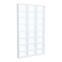 BÜCHERREGAL Askvoll - Weiß, Holzwerkstoff (102/178/16cm) - [en.casa]