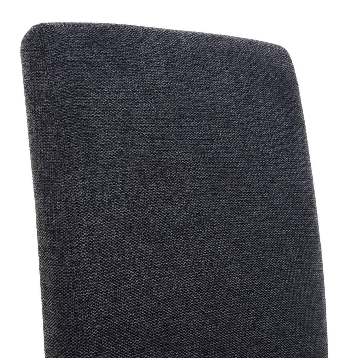 ESSZIMMERSTUHL Anthrazit 2er-Set - Dunkelgrau/Anthrazit, Textil (44/100/56cm) - MCW