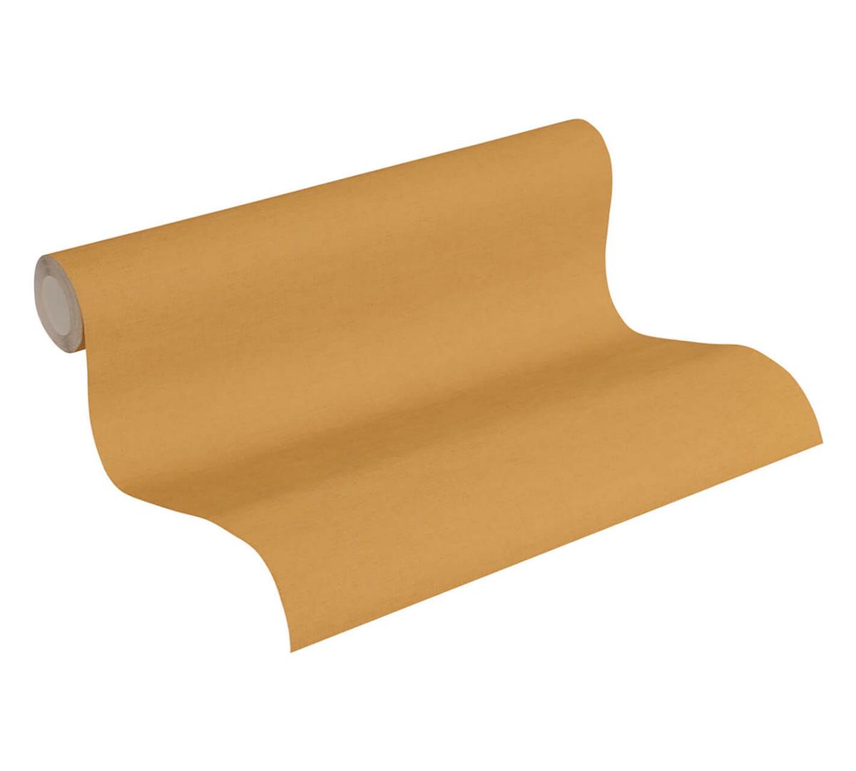 VLIESTAPETE Braun 53/1005 cm - Gelb, Textil (53/1cm) - KUNSTLOFT