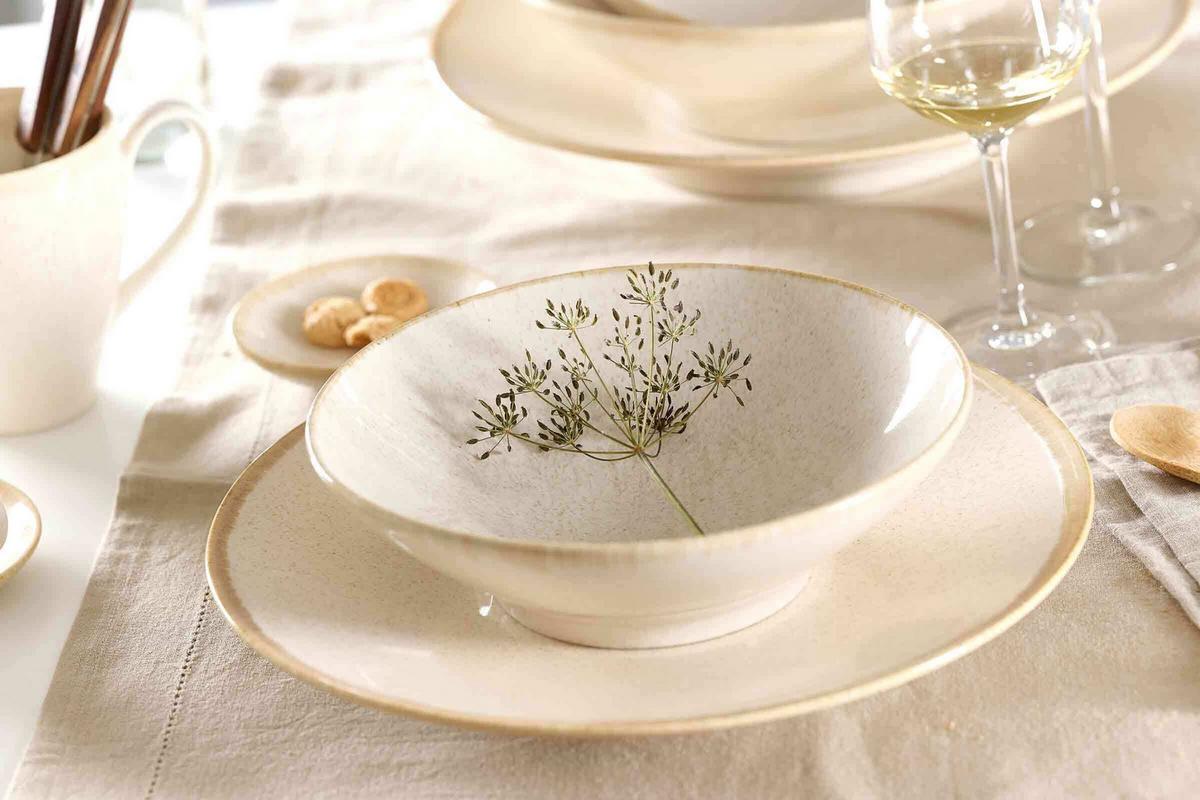 DESSERTTELLER Sahara Creme ø 20,5 cm 4er Set - Creme, Keramik (20.5cm) - Ritzenhoff Breker