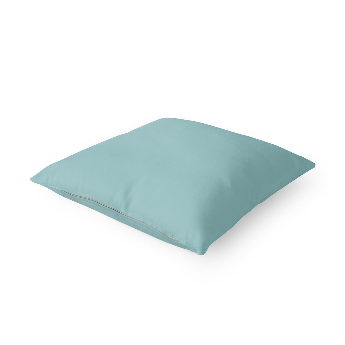 DEKOKISSEN Pastelltürkis 50/50 cm - Türkis, Textil (50/50/10cm) - Bilderwelten