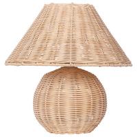 TISCHLEUCHTE Naturfarben Cinder - Naturfarben, Naturmaterialien (30/30/31cm) - Beliani