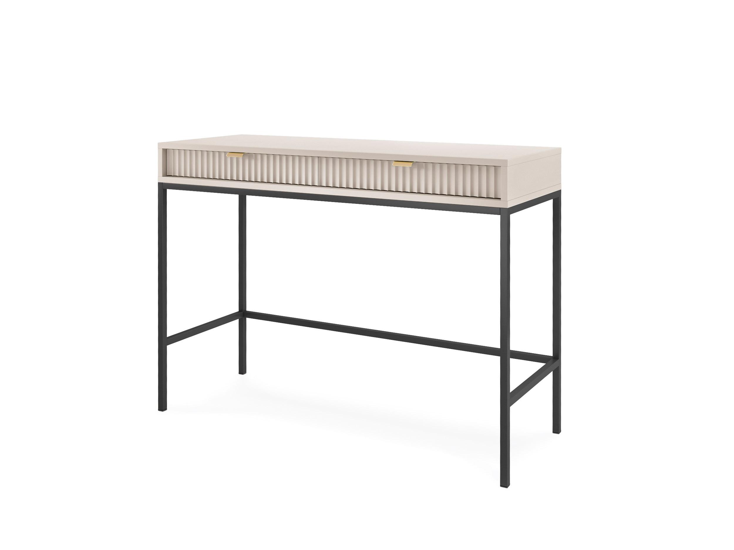 KONSOLENTISCH STELLARE 104/78/50 cm mit Schubladen, Kaschmir - Kaschmir, Holzwerkstoff (50/104/78cm) - MASSENO